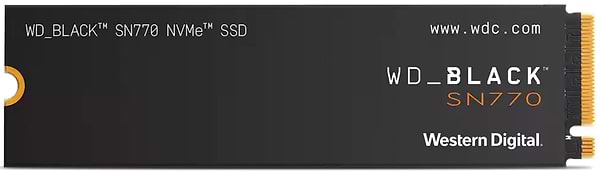 Фото - SSD-накопичувач внутрішній Western Digital SN770 1TB M.2 2280 NVME PCIe 4.0 x4 Black (WDS100T3X0E)
