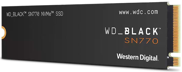 Фото - SSD-накопичувач внутрішній Western Digital SN770 1TB M.2 2280 NVME PCIe 4.0 x4 Black (WDS100T3X0E)