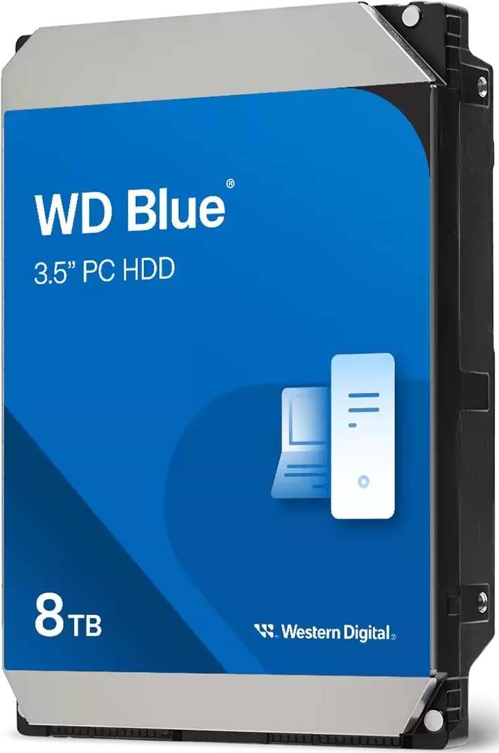 Жесткий диск внутренний WD HDD SATA 8.0TB WD Blue 5640rpm 256MB (WD80EAAZ)