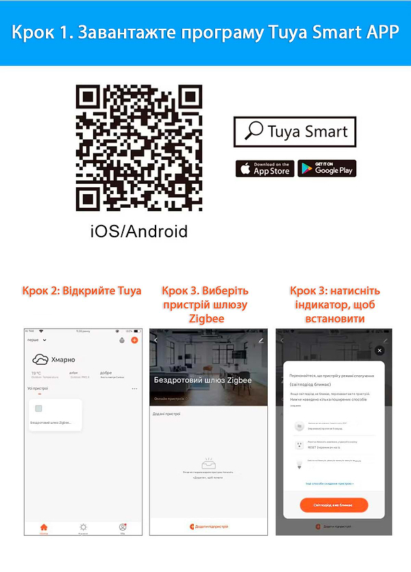 Фото - Беспроводной датчик открытия двери/окна Action Tuya WD002 (WD002/MC400A)