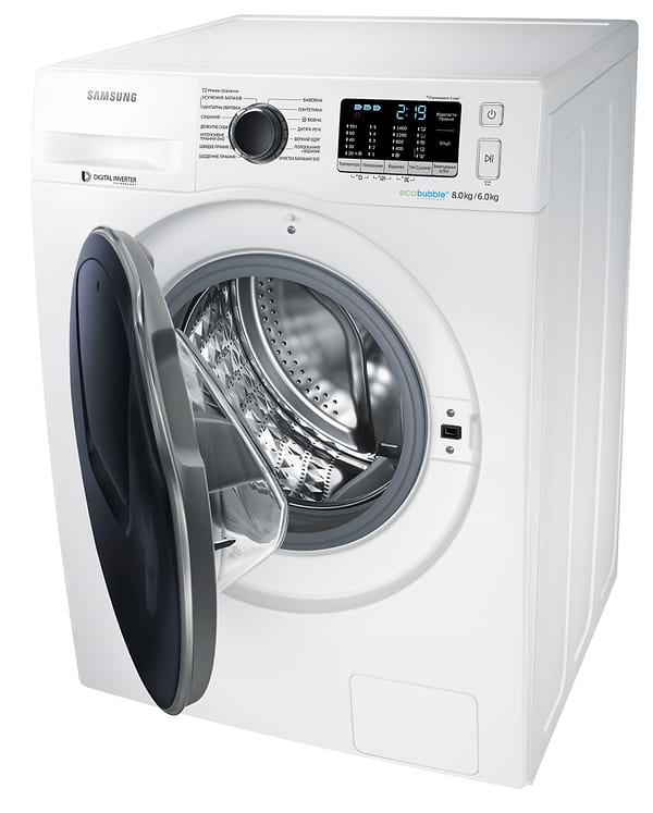 Фото - Стирально-сушильная машина Samsung WD80K5410OW/UA