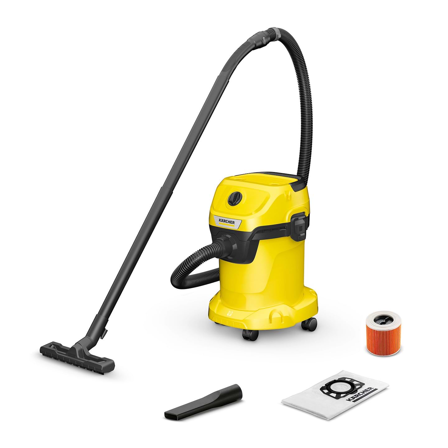 Пылесос для сухой уборки с мешком Karcher WD 3 V-17/4/20 (1.628-127.0) - Фото 1