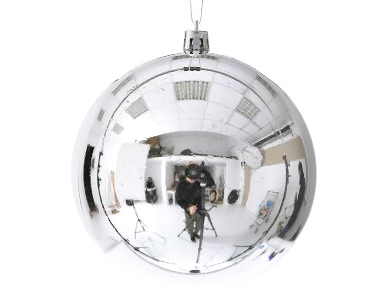 Набір ялинкових іграшок Lefard 4 шт. срібло 10 см (681-050)