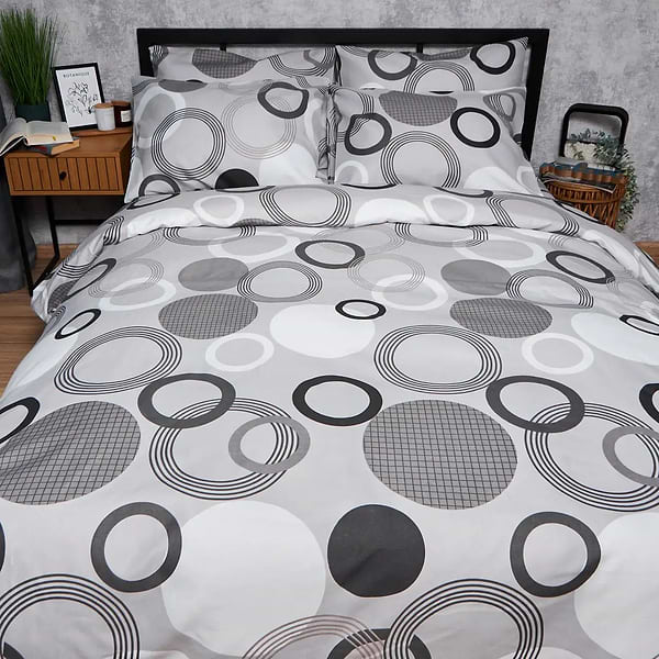 Фото - Комплект постельного белья Moon&Star Микросатин Premium Orbit Elegance 200х220 нав. 50х70 см 2 шт.(MS-880000595)