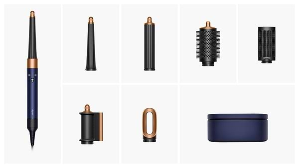 Фото - Стайлер Dyson HS08 Airwrap ID Straight/Wavy Prussian blue/Rich Copper Синій/Мідь (107163-01)