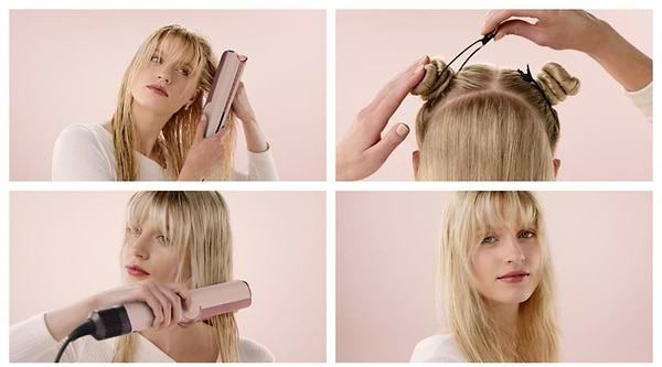 Фото - Вирівнювач волосся Dyson Airstrait HT01 Amber Silk Янтарний шовк (143343-01)