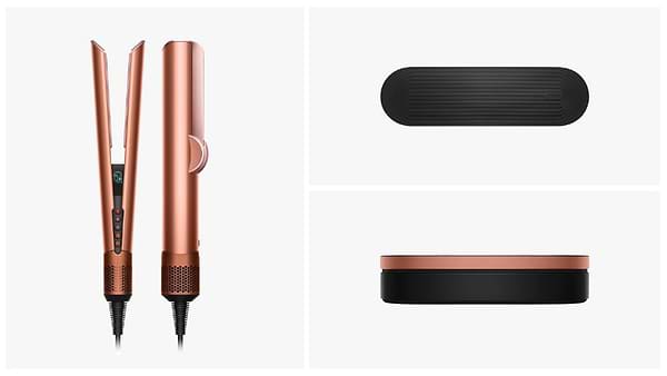 Фото - Вирівнювач волосся Dyson Airstrait HT01 Amber Silk Янтарний шовк (143343-01)