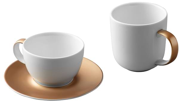 Фото - Набор чашек Berghoff 1698005 GEM White 3 пр.