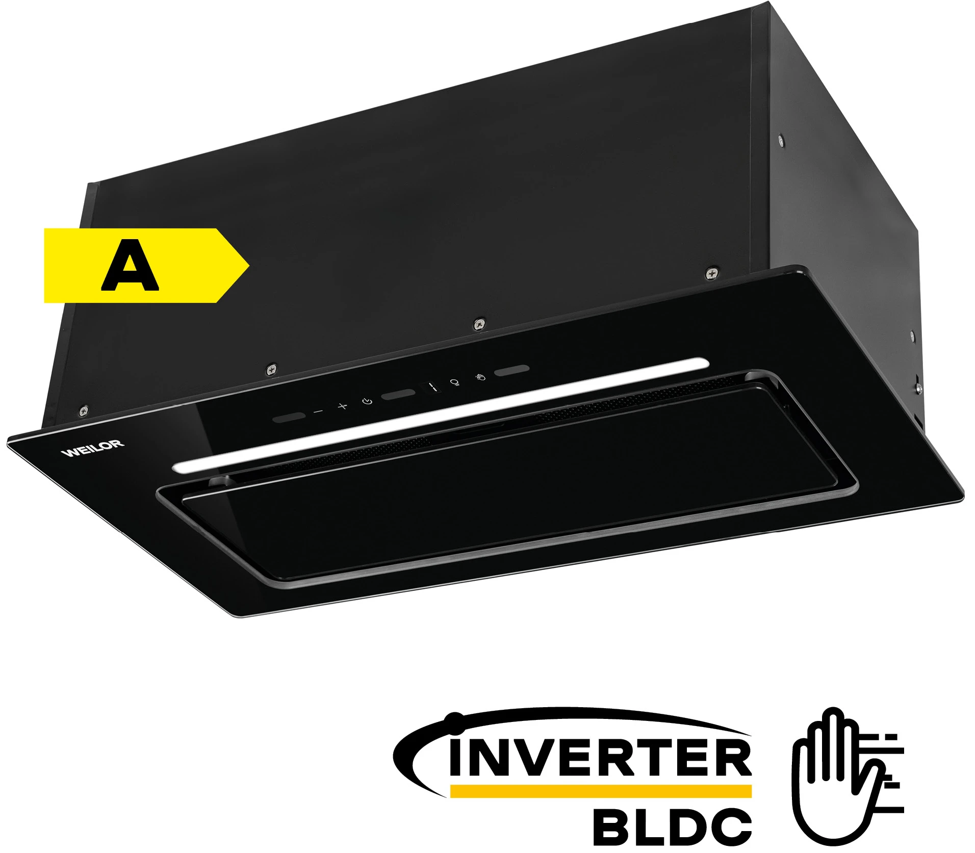 Витяжка вбудована Weilor LUMINA WBG 69 BLACK SILENCE