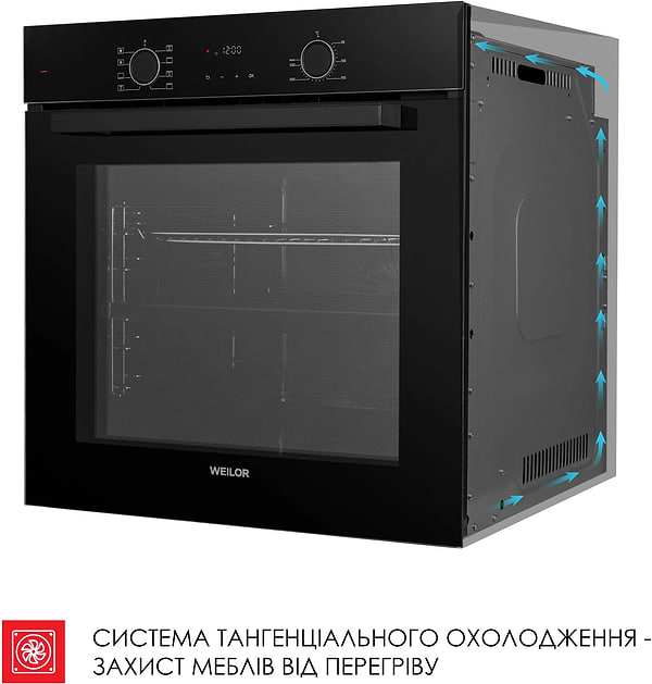 Фото - Духова шафа електрична Weilor FDO6F82BK