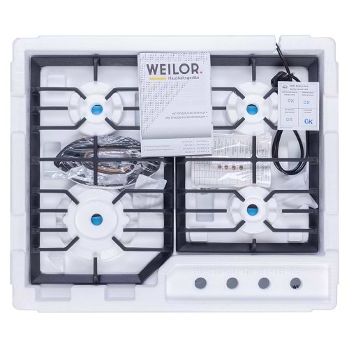 Фото - Уцінка - Варильна поверхня газова Weilor GM 624 WH