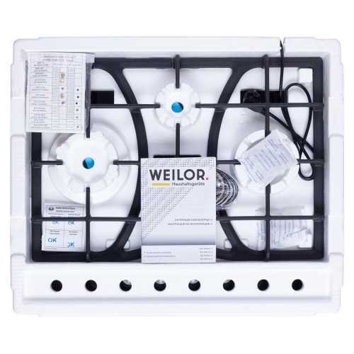 Фото - Варочная панель газовая Weilor GG W614 BL