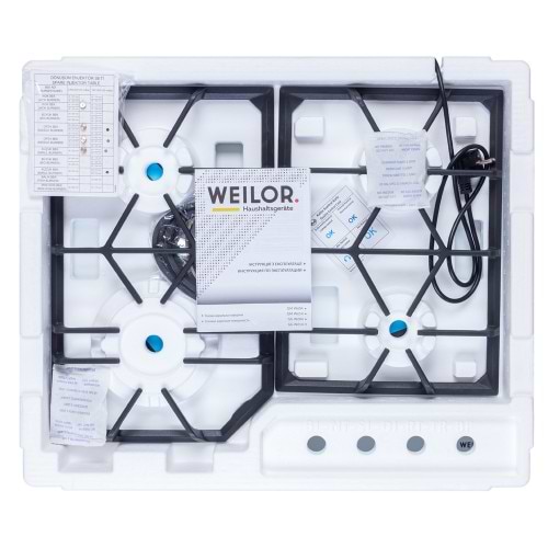 Фото - Варочная панель газовая Weilor GM W604 WH