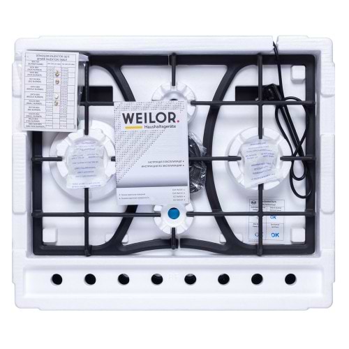 Фото - Варочная панель газовая Weilor GM W614 BL