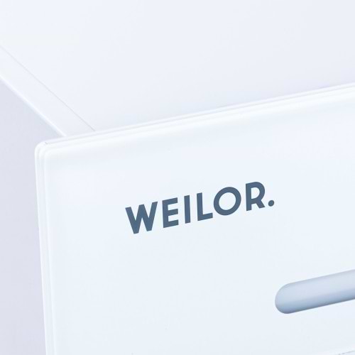 Фото - Вытяжка встраиваемая Weilor PBSR 52301 GLASS WH 1100 LED Strip