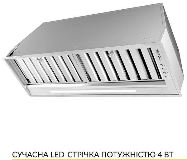 Фото - Витяжка вбудована Weilor PPE 8265 SS 1250 LED Strip