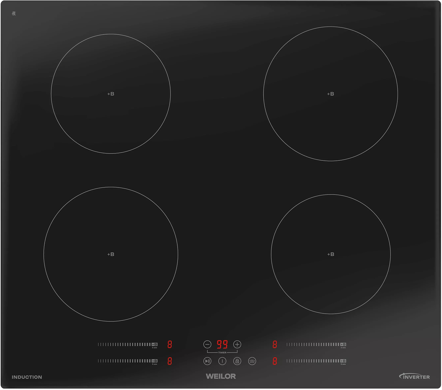 Варочная панель электрическая Weilor WIS 643 BLACK