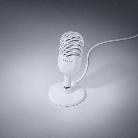 Фото - Микрофон для компьютера проводной Razer Seiren V3 mini White (RZ19-05050300-R3M1)