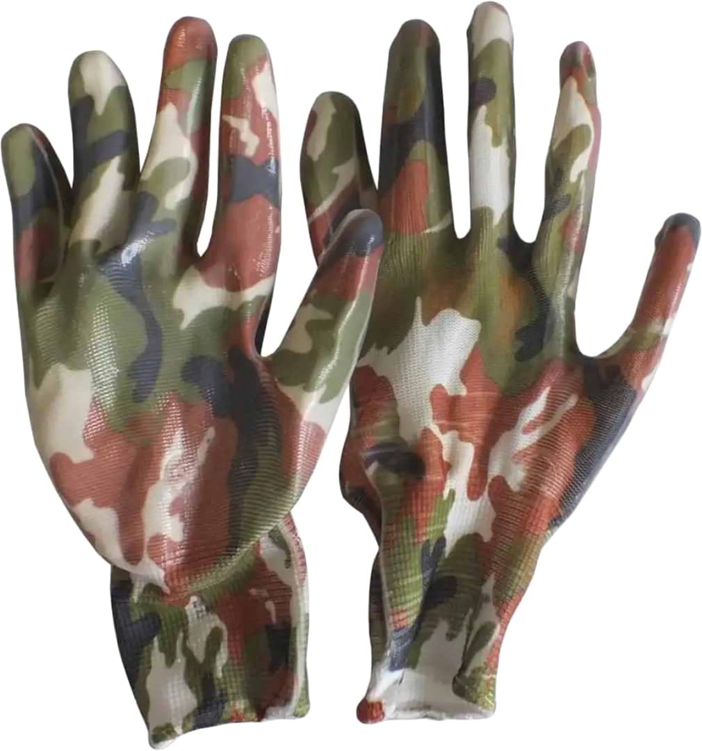 Рукавички садові Werk з нітрил. покриттям хакі р.9 (WE2140)