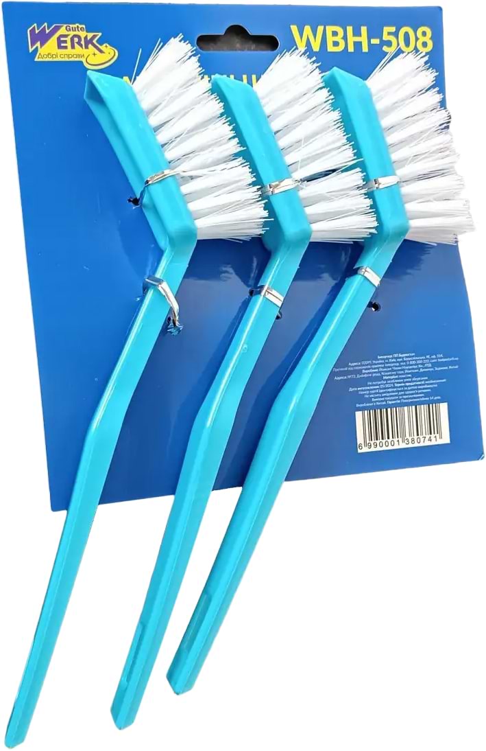 Щітка для прибирання Werk 23х3 см, 3 шт. (WBH-508)