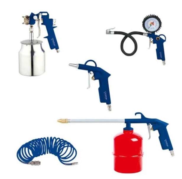 Розпилювач фарби Werk +набор пневмоинструментов (KIT-4G)