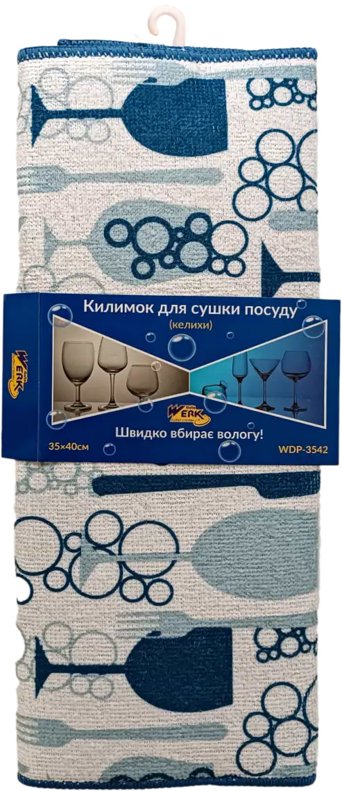 Коврик для сушки посуды Werk 35х40 см (WDP-3542)