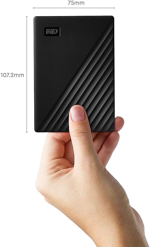 Фото - Жесткий диск внешний Western Digital My Passport 2 TB Black (WDBYVG0020BBK)