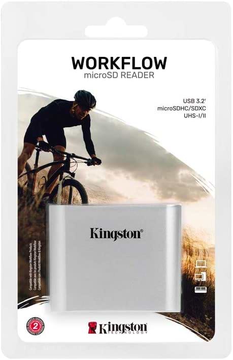 Фото - Кардридер Kingston Workflow Dual-Slot microSDHC/SDXC UHS-II (WFS-SDC)