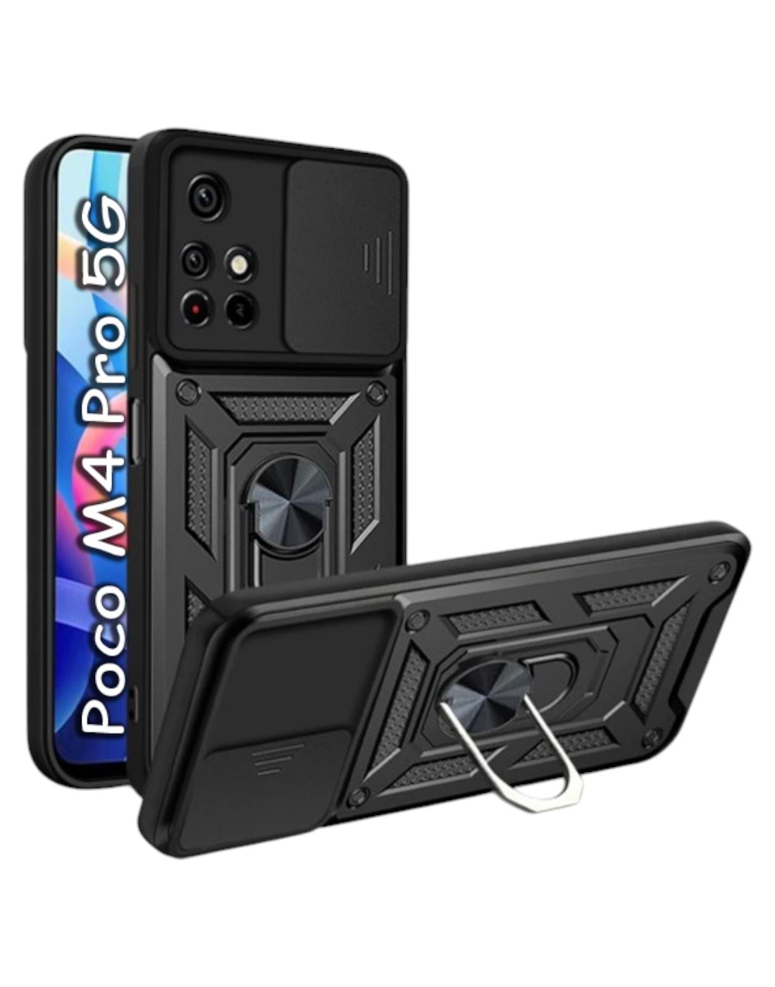 Чехол для смартфона BeCover Military for Xiaomi Poco M4 Pro 5G Black (707120) - Фото 1