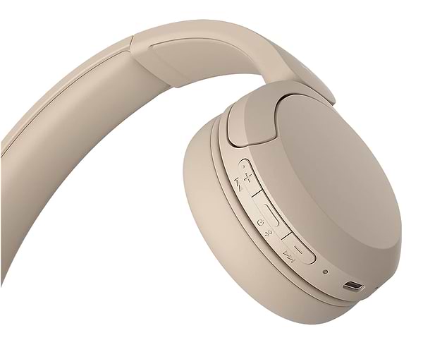 Фото - Навушники накладні бездротові Sony WH-CH520 Beige (WHCH520C.CE7)