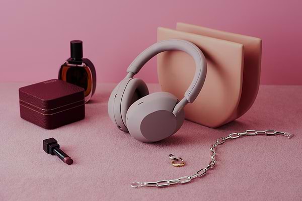 Фото - Наушники полноразмерные беспроводные Sony WH-1000XM5 Pink (WH1000XM5P.CE7)