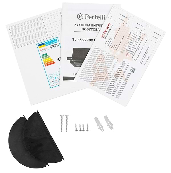 Фото - Витяжка вбудована Perfelli TL 6333 WH 700 LED GLASS