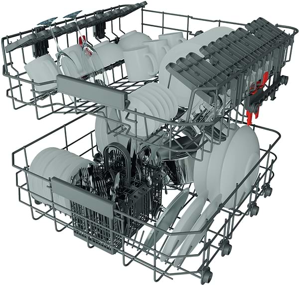 Фото - Посудомийна машина вбудована Whirlpool WIO3C33E6.5