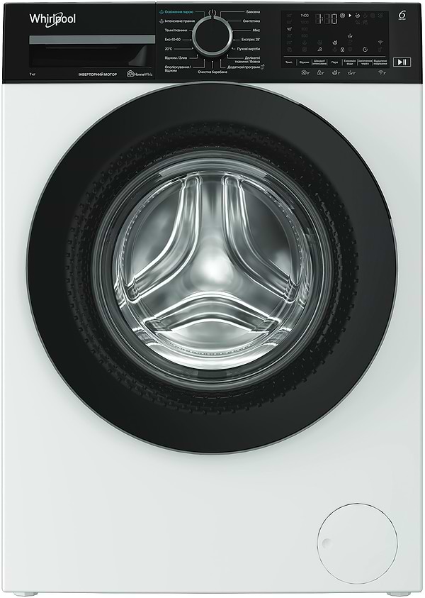 Фото - Комплект техники Whirlpool Стиральная машина с фронтальной загрузкой + Сушильная машина Whirlpool WAM 764WKB UA + WPS 7 WBS UA