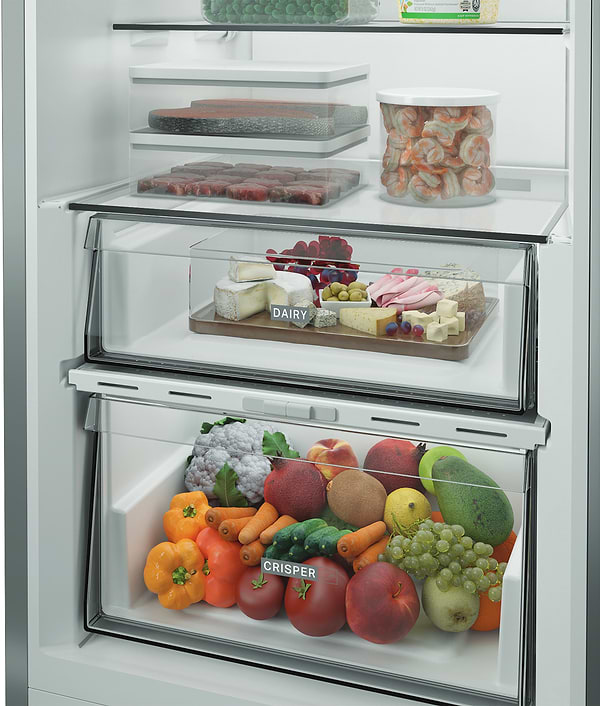 Фото - Комплект техники Whirlpool Холодильник + Морозильная камера Whirlpool WHMLF 6442 XP4 + WHMFF 6312 XP4