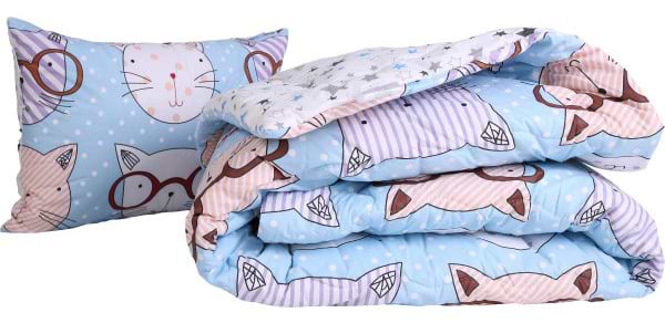 Фото - Одеяло детское лето MirSon №2817 Сolor Fun Line Whales 110x140 см (2200006685036)