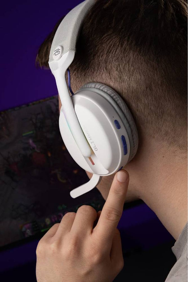 Фото - Гарнитура беспроводная игровая Proove Gaming Glimmer (APP) White/Purple (WHGL00022017)