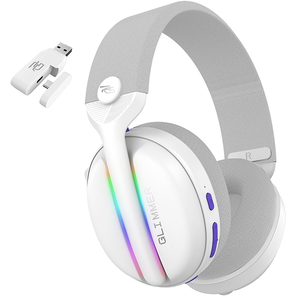 Фото - Гарнитура беспроводная игровая Proove Gaming Glimmer (APP) White/Purple (WHGL00022017)