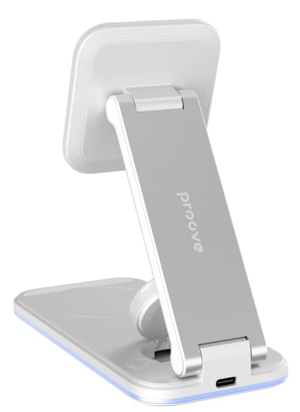 Фото - Бездротовий зарядний пристрій Proove Energy Fold 3 in 1 White