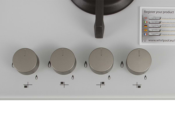 Фото - Варочная панель газовая белая Whirlpool GOA 6423/WH