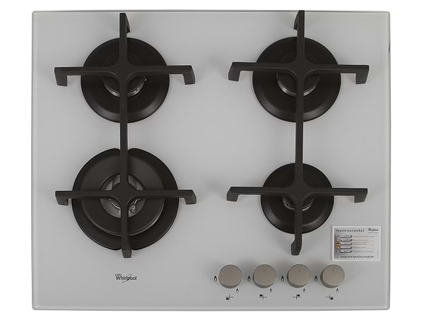 Фото - Варочная панель газовая белая Whirlpool GOA 6423/WH