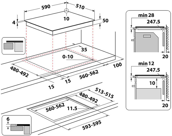 Фото - Варочная панель электрическая Whirlpool WTX6019DCF