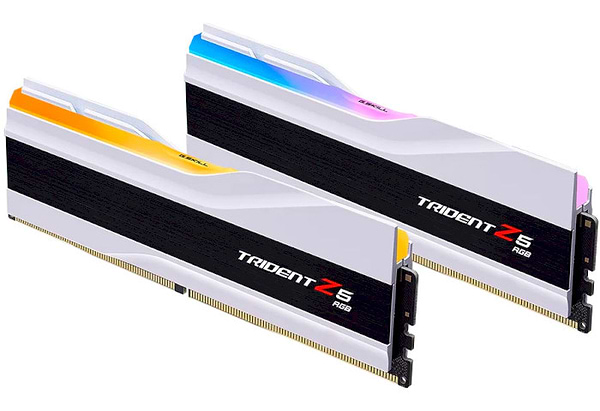 Фото - Память DDR G.Skill Trident Z5 RGB White DDR5-7200 32GB (2x16GB) (F5-7200J3445G16GX2-TZ5RW)
