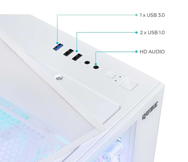 Фото - Корпус QUBE REEF ARGB White (REEF_GMNU3)