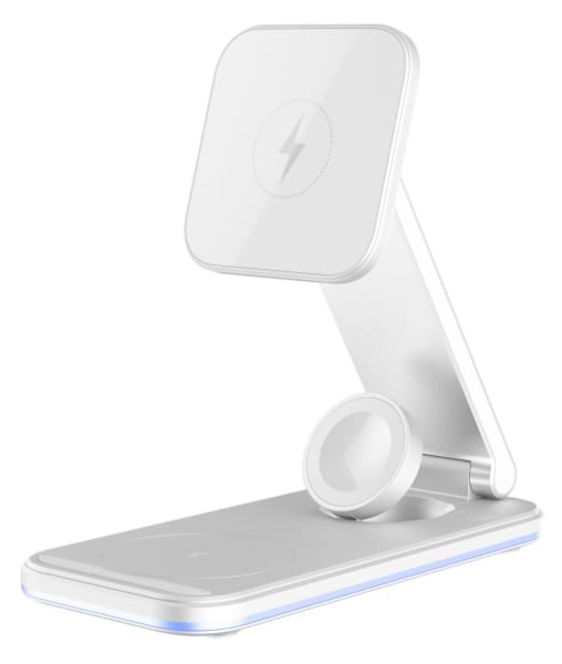 Фото - Бездротовий зарядний пристрій Proove Energy Fold 3 in 1 White