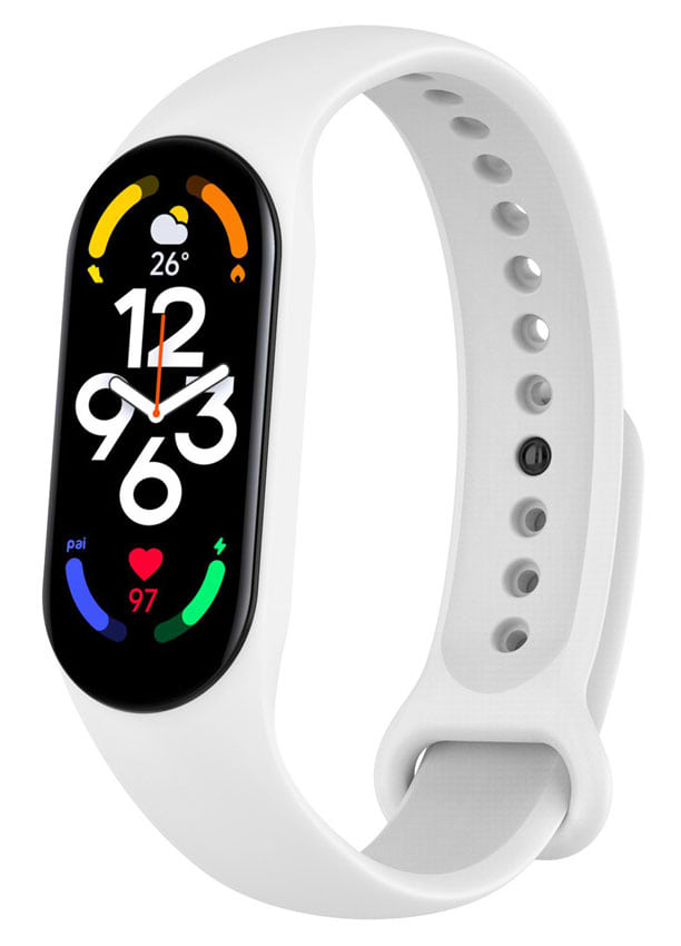 Ремешок для фитнес-браслета BeCover Xiaomi Mi Smart Band 7 White (707486)