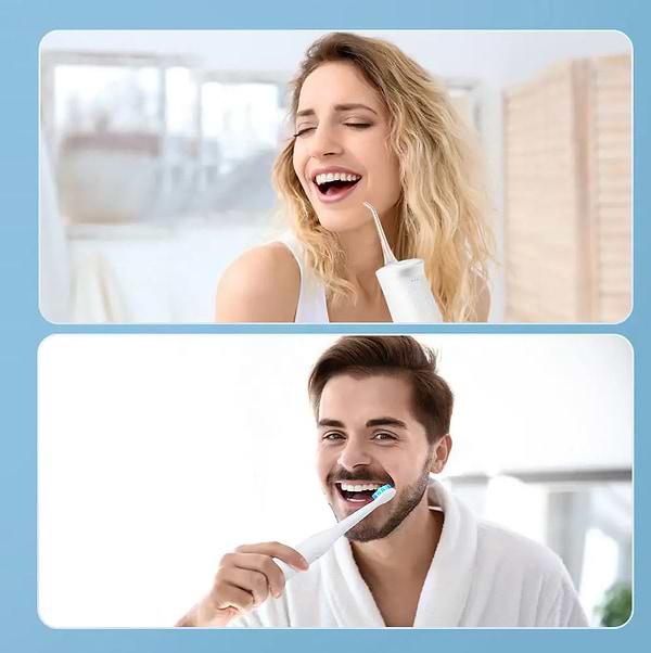 Фото - Зубна щітка електрична Bitvae D2 + Іригатор С2 White (BVD2-C2-w)