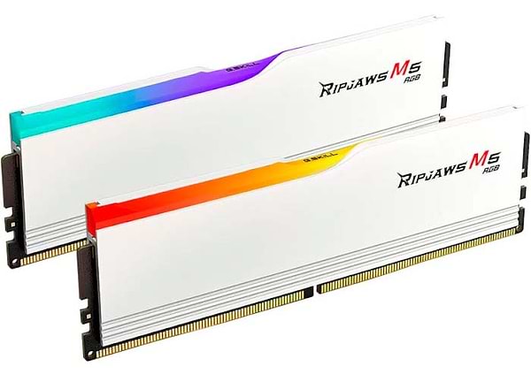 Фото - Память DDR G.Skill Ripjaws M5 RGB White DDR5-6000 32GB (2x16GB) (F5-6000J3040F16GX2-RM5RW)