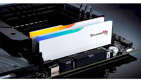 Фото - Память DDR G.Skill Ripjaws M5 RGB White DDR5-6000 32GB (2x16GB) (F5-6000J3040F16GX2-RM5RW)