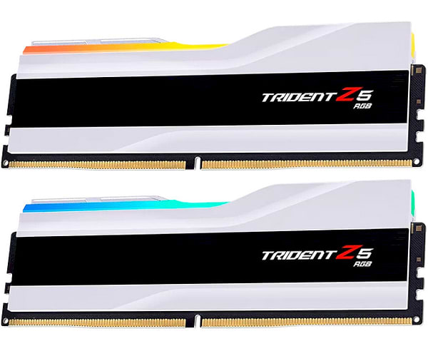Фото - Память DDR G.Skill Trident Z5 RGB White DDR5-7200 32GB (2x16GB) (F5-7200J3445G16GX2-TZ5RW)